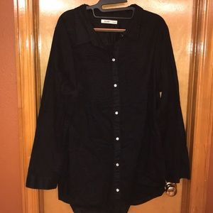 Long sleeve button up blouse